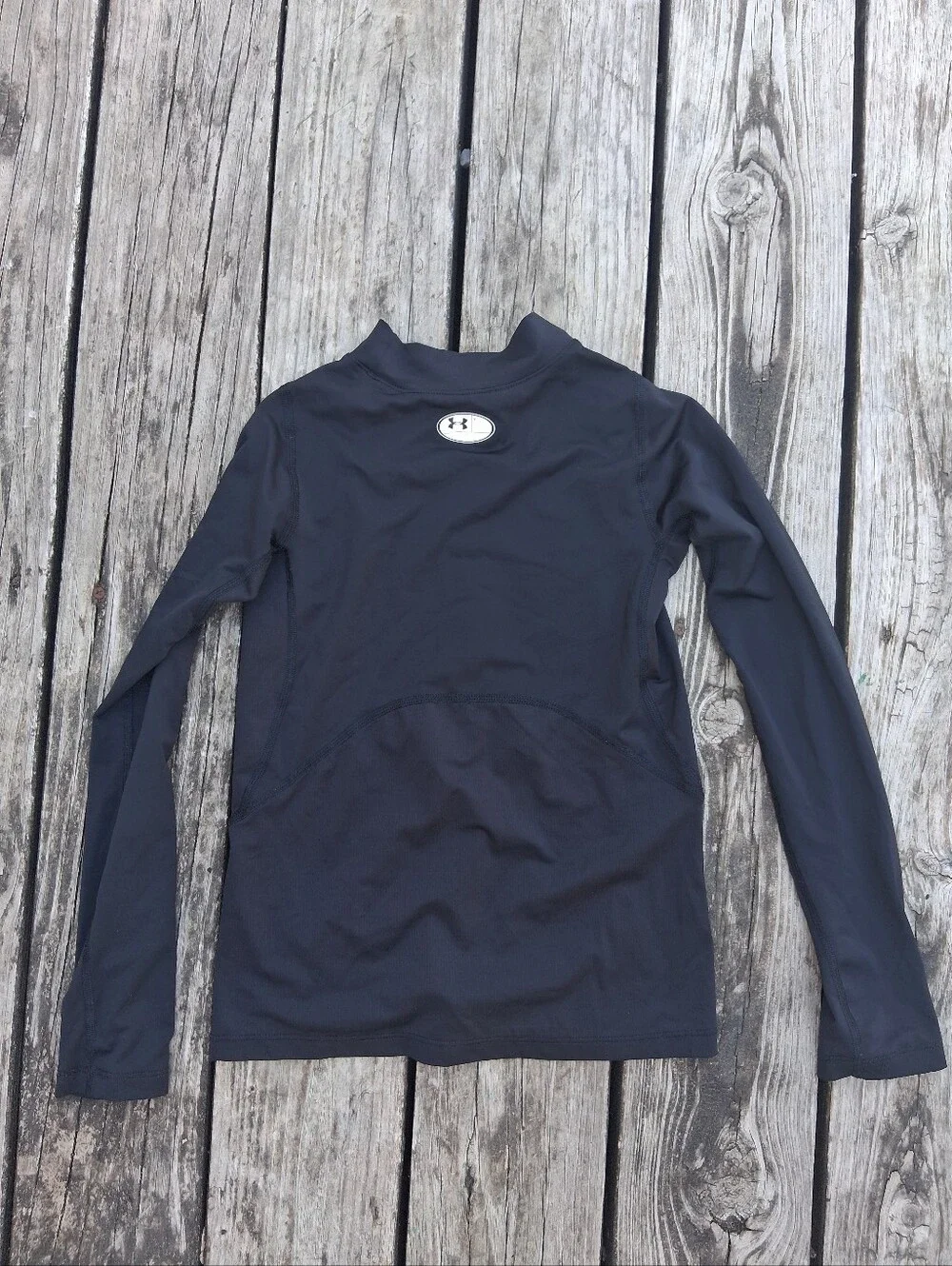 Under Armour Black HeatGear Fitted Compression Long Sleeve Shirt And Leggings YM